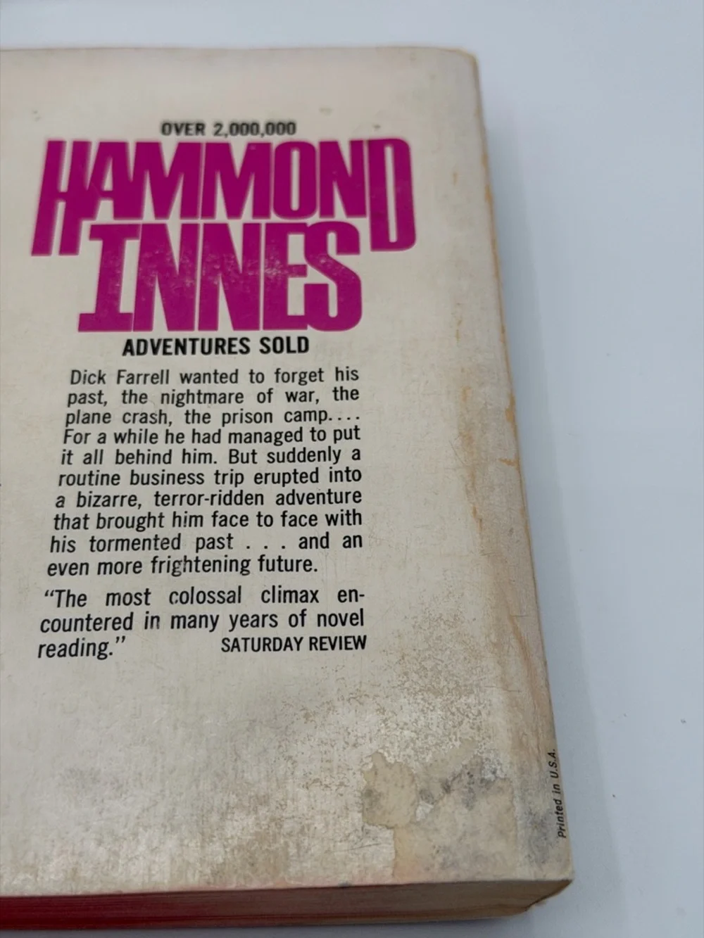 Lot of 4 Hammond Innes Various Paperback Books - Trojan Horse/Angry/Strode/Seal